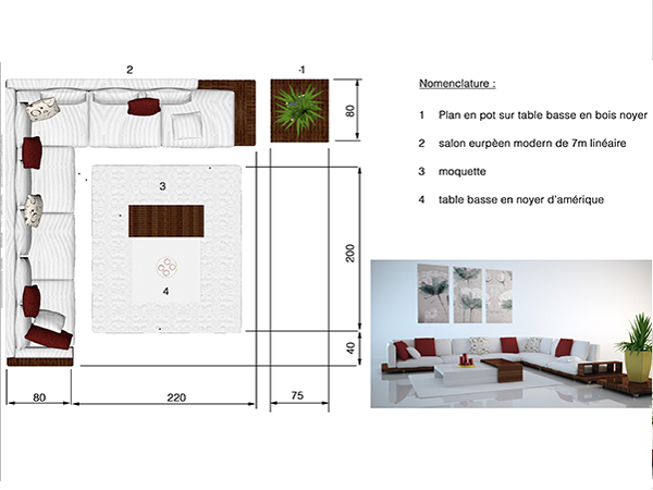 Plan technique 2D